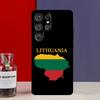 Fashion Lithuania Flag Funda Case For Samsung Galaxy S25 Ultra S9 S10 S20 S21 S22 Plus S23 FE S24 Ultra Phone Cover