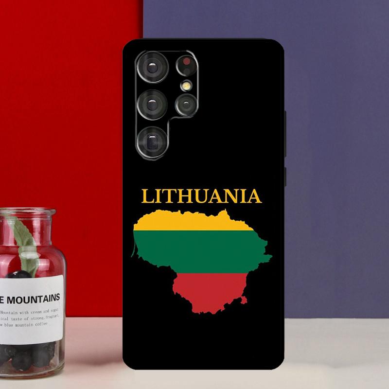 Fashion Lithuania Flag Funda Case For Samsung Galaxy S25 Ultra S9 S10 S20 S21 S22 Plus S23 FE S24 Ultra Phone Cover