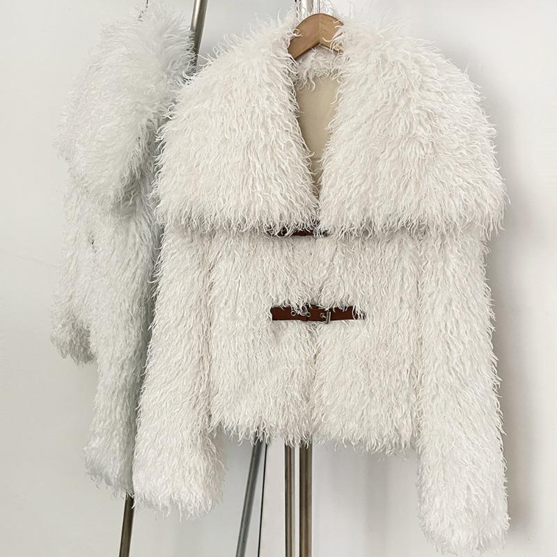 Autumn and Winter New Imitation Fur Coat Women's Short Thickened Fashion Celebrity Style Environmentally Friendly Fur Coat