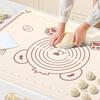 Large Thickened Silicone Baking Mat, Food-Grade Non-Stick Dough Kneading Mat, Non-Slip Kitchen Silicone Pastry Mat for Home Baking