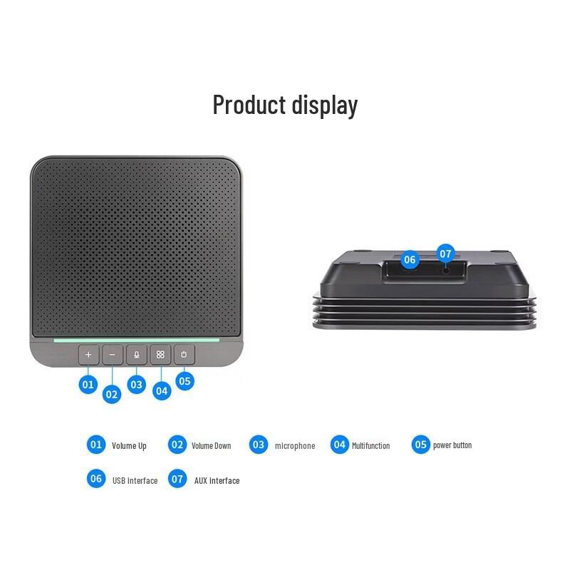 DAIPUDP SP11 USB Omnidirectional Conference Microphone with Speaker (CN version)