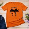 Black Cat with Knife Killer Funny Unisex T-shirt Creative Pattern Print Design T Shirt Men Women Casual Summer Short Sleeve