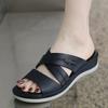 Women's Sandal Comfortable And Lightweight Casual Flat Shoes Beach Sandals Ladies Fashion Platform Flat Comfortable Slip On