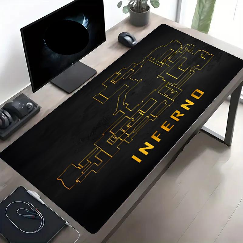 Counter Strike Print Mouse Pad, Anti‑Slip Desktop keyboard Mat, for PC Laptop Gaming Working Daily Use, Cool Festival Birthday Gift
