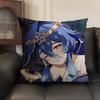 Layla Genshin Impact Cute Cushion Cover Natural Linen Organic Fabric Double-Sided Printing Sofa Home Decor Gift Pillow Case