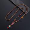 Boho Handgefertigter Ethnischer Schmuck Glücksbringer Geschenk Nepal Horn Fisch Buddhistische Mala Holzperle