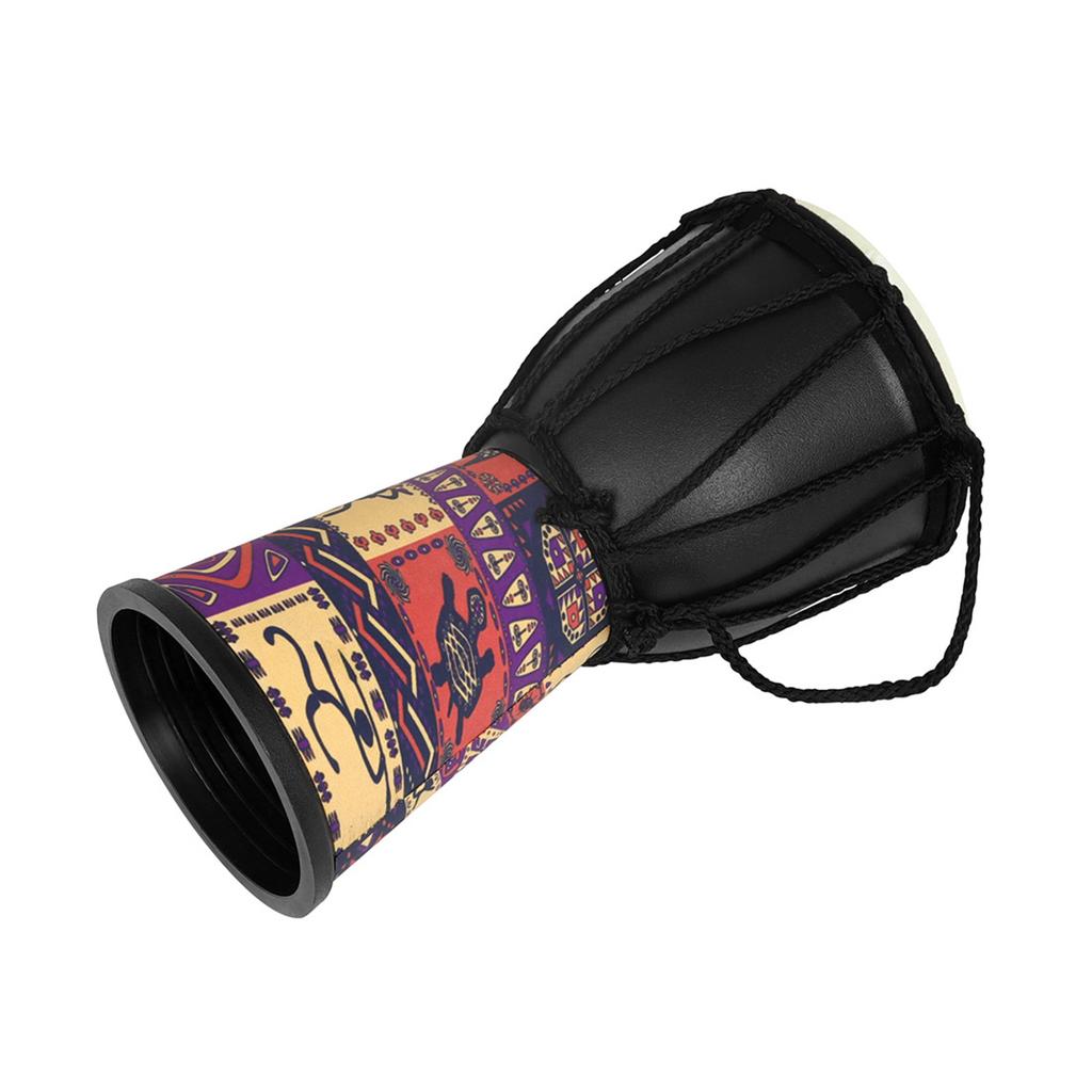 4 Inch PVC Goat Skin African Drum Djembe Percussion Musical Instrument Teaching Kids Toy African Hand Drums Accessories