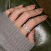 Ring Female Internet Celebrity Han Fan Geometric Buckle Jewelry Light Luxury Ring
