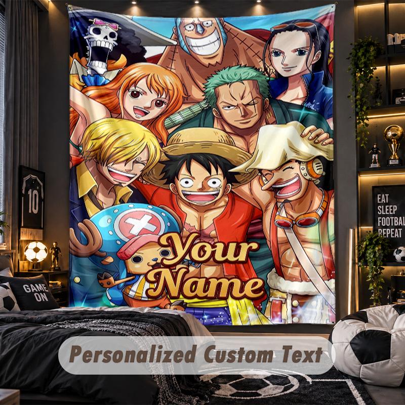 Personalized Wall Tapestry,One Piece Custom Printed Name, Fabric Wall Art For Indoor Room Backdrop