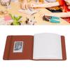 Lther Cover Photo Album Vintage 288 Photos Large Capacity Small for 3in   Camera Photos Business Cards
