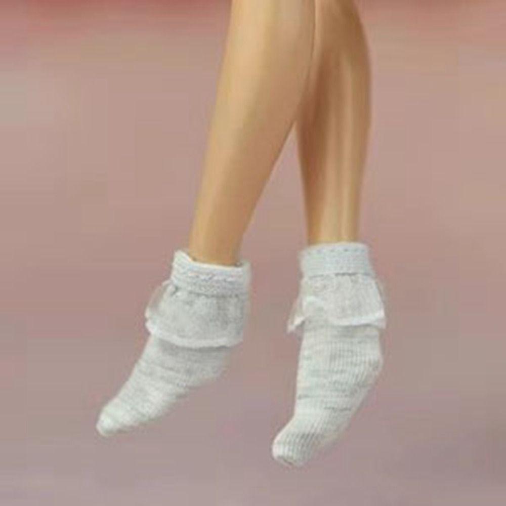 Fashion Long Doll Socks Handmade Short Socks New DIY Toys 1/6 BJD Doll