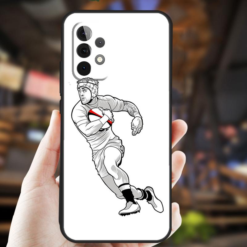Rugby Case For Samsung Galaxy A32 A56 A16 A15 A22 A52 A54 A14 A26 A36 A55 A35 A05 A06 A53 A33 A13
