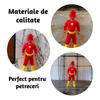 Costume Superhero Flash GIMASE Kids Party Costume Shiny Fabric Multiple Sizes