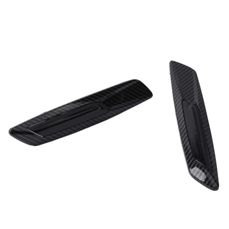 Carbon Fiber Pattern Car Dynamic LED Side Marker Light Turn Signal Light For BMW 5 Series F10 Sedan Pre-LCI 2011-2013 Parts