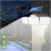Solar LED Wall Lamp: Waterproof Outdoor Light with Human Motion Sensor for Garden and Garage.