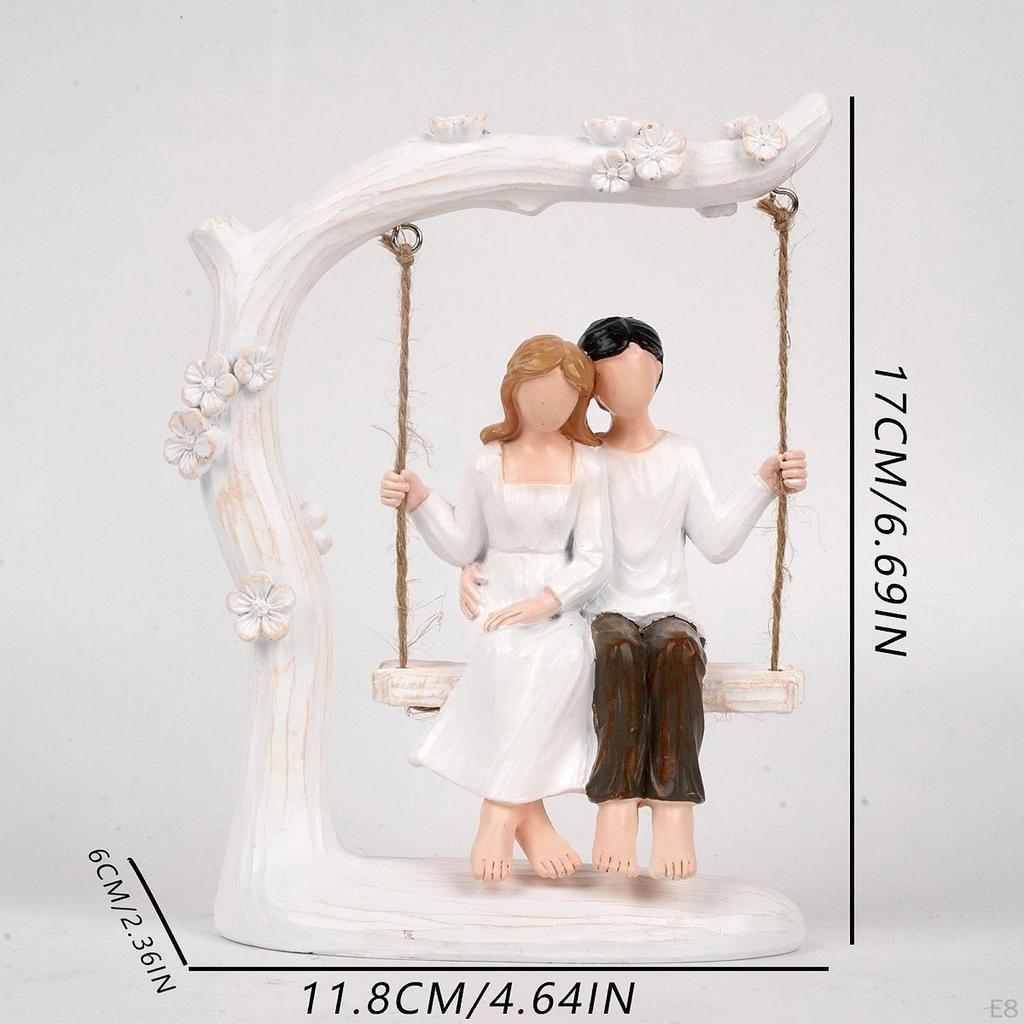 Figure Sculpture Decorative Figurine Collectible Resin Modern Statue Desktop Ornament for Desk