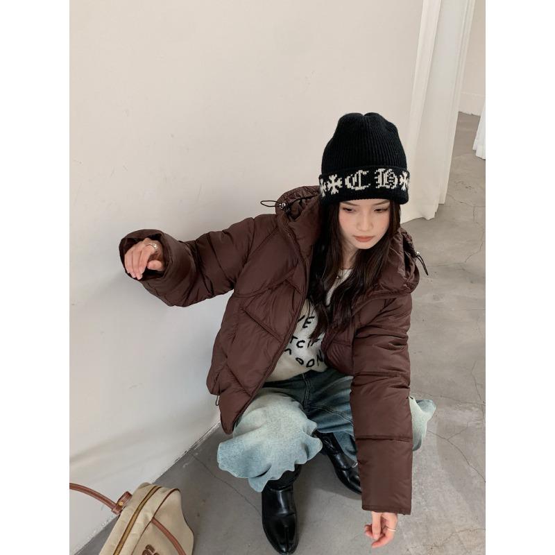 Women S Short Hooded Padded Cotton Coat Loose Warm Winter Jacket
