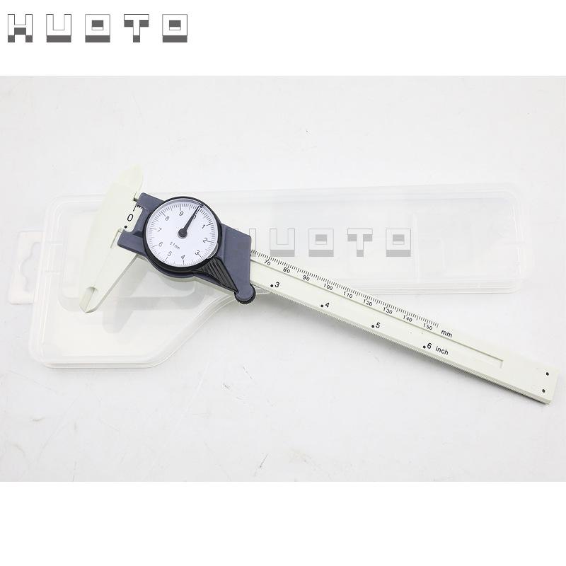 HUOTO 150mm Plastic Dial Vernier Caliper