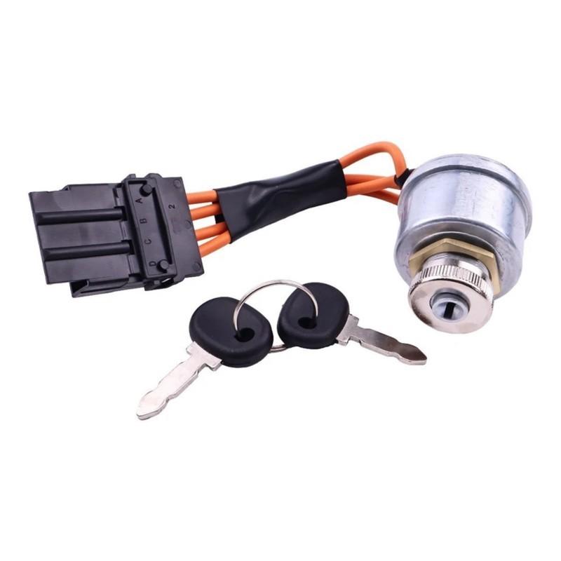 For New Holland TC25 TC25D TC29 TC29D TC33 TC33D 86569718 Ignition Key Replacement Switch