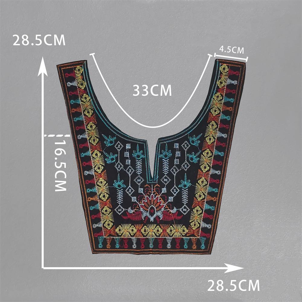 Sewing Diy Lace Ethnic Style Miao Embroidery Clothing Apparel Accessories Performance Costume Accessories Lace Embroidery Embroidery