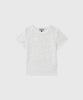 GENERALIDEA Floral Sheer Short Sleeve T-Shirt [White] / Gf2Lts508