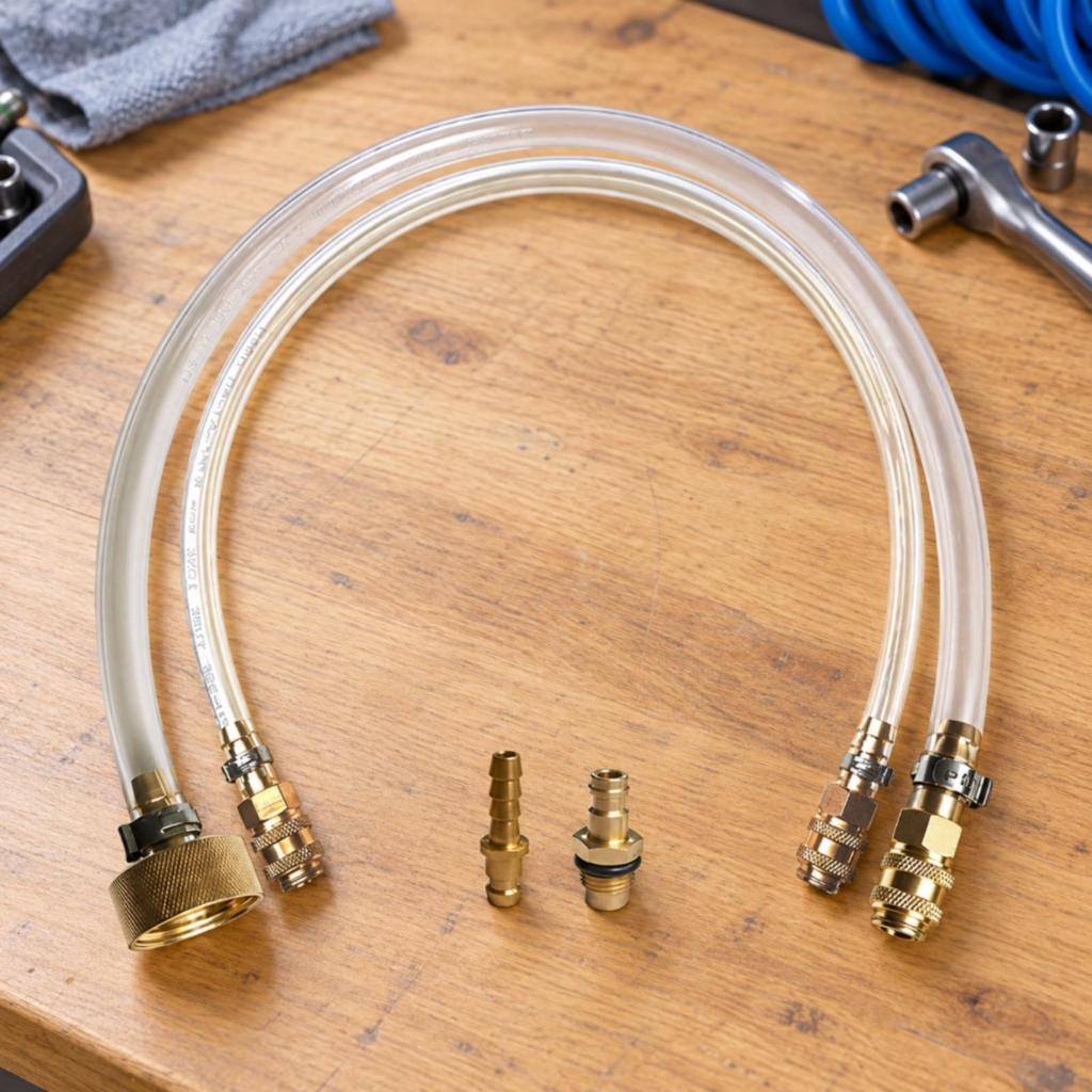 2 Pieces Marine Hydraulic Steering Bleeder Kit Instant-Attach