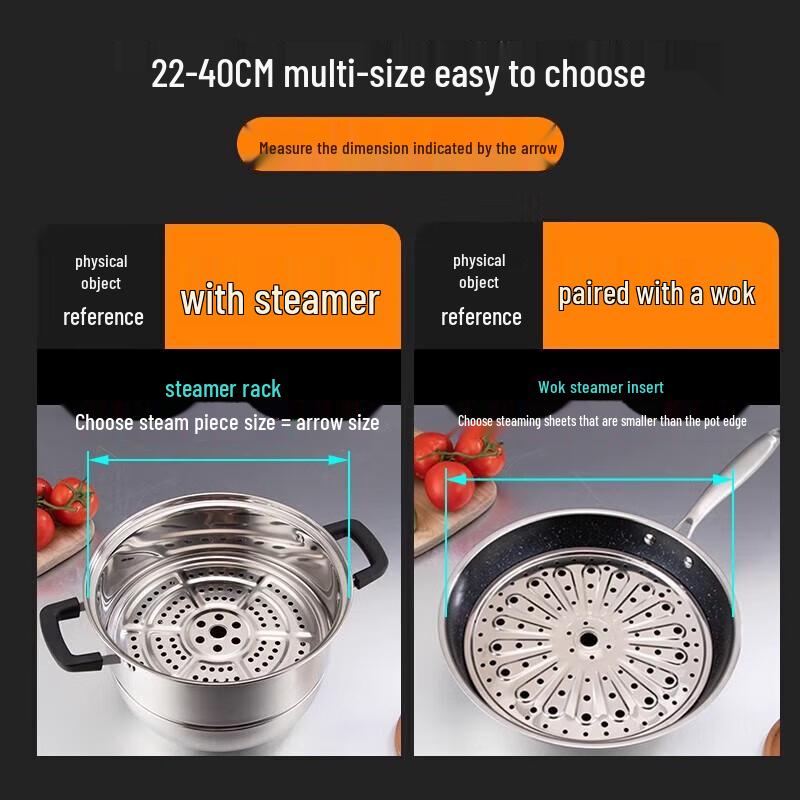 304 Stainless Steel Kitchen Steaming Rack