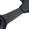13 Inch 330mm Flat Bottom Leather Racing Car Steering Wheel for Performance Driving Experience