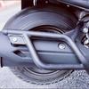 Haojue AFR125 Exhaust Crash Bars Bumper Kit HJ125T-27: Front & Rear Guards