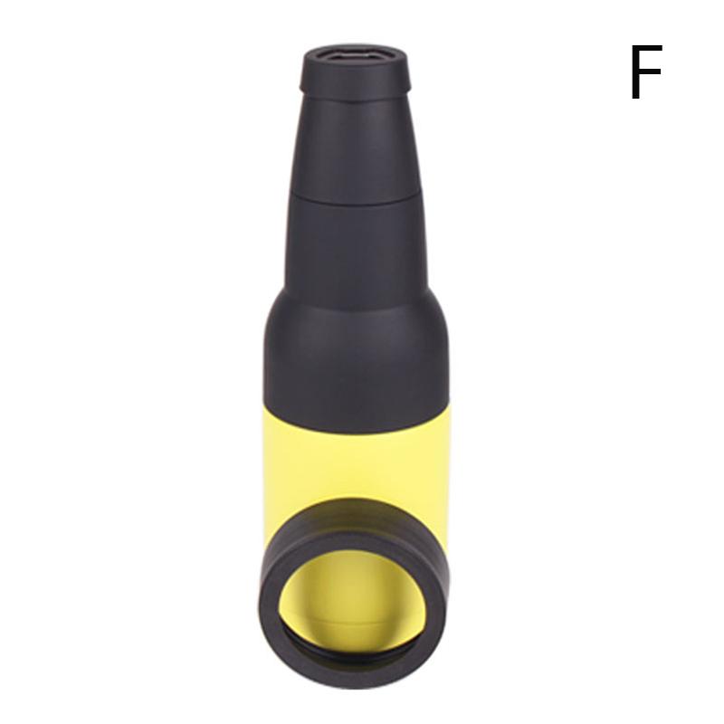 New 2 In 1 Beer Can Holder Vacuum Insulated Double Walled 304 Stainless Steel Beer Bottle Holder with Opener Beer Cooler 12oz