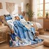 Erling Haaland Thema Fleece-Decke Gemütliche Weiche Plüsch-Decke Für Schlafzimmer Couch Reise
