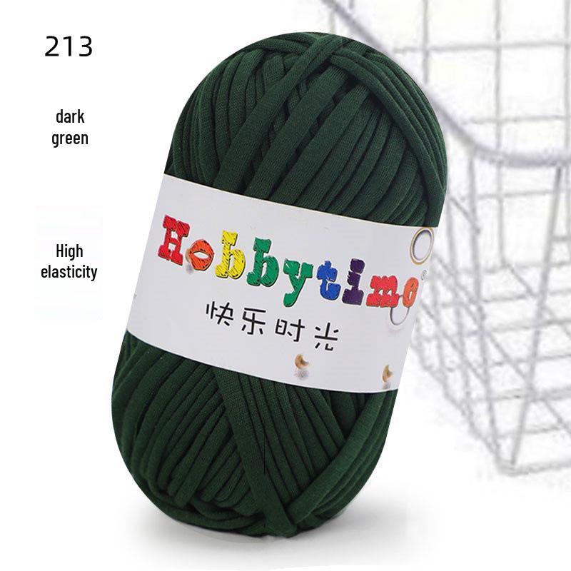 Cloth Strip Yarn DIY Crochet Kit: Handmade Bag, Knitting Material for Cushions, Carpets, and Dolls