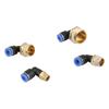 1/8" 1/4" 3/8" 1/2" External Thread Elbow Quick Connector 10mm 8mm 6mm Pipe Connection Interface Garden Irrigation Connectors
