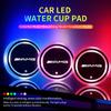 HQQM3 Led Car Cup USB Charging Luminous Coaster For Mercedes Benz AMG W177 W176 X166 X167 C257 C218 X253 C118 C117 H247 Auto Accessory
