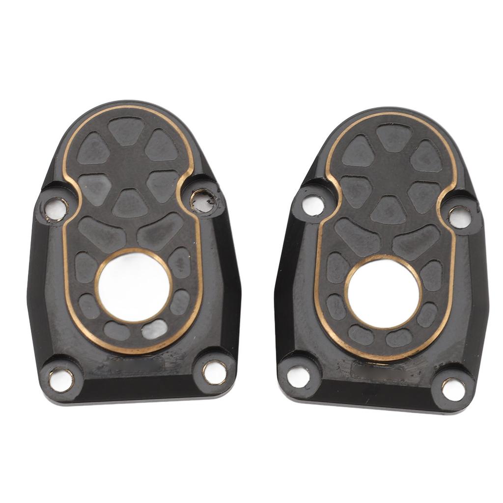 2PCS RC Portal Covers Brass Portal Drive Housing RC Steering Knuckles for Axial Capra for SCX10 III AR45P Axle 1 10 RC
