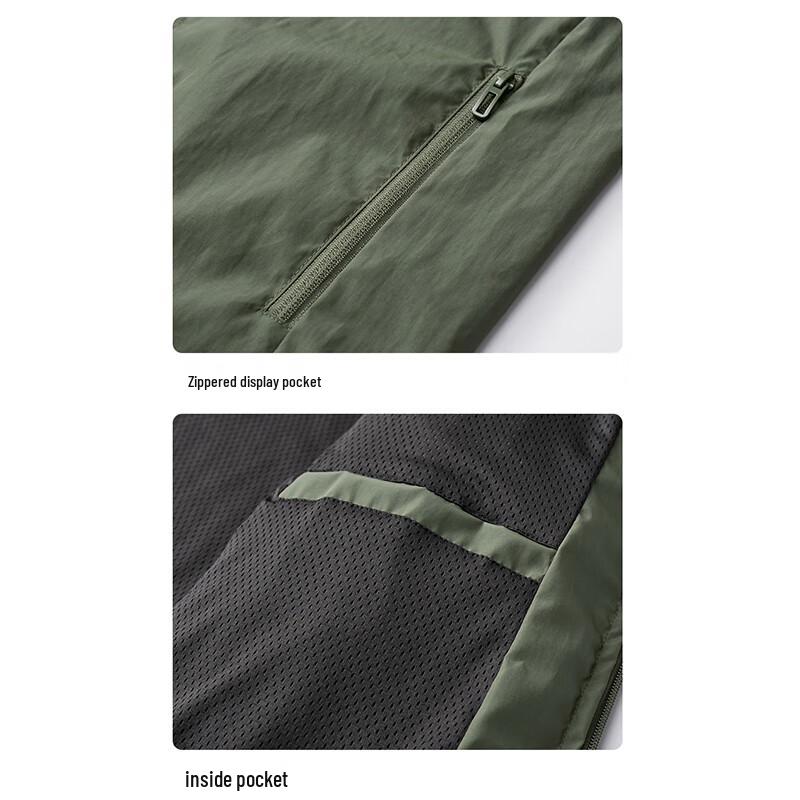 Jeep Men's Spring/Fall Outdoor Windproof Hooded Jacket