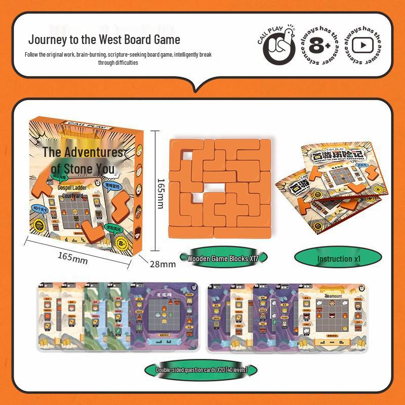 Keda Ya Tetris-Inspired Educational Board Game for Kids - Perfect New Year Gift