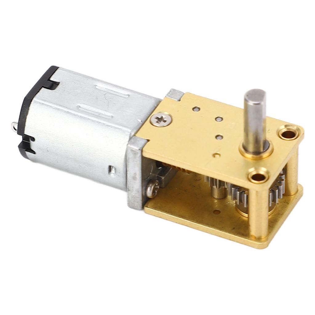 DC6V Einwellen-Schneckengetriebemotor mit Befestigungsfuß Mikro-DC-Getriebebürsten-Drehzahlreduktionsmotor 190 U/min(1:42 Reduktion