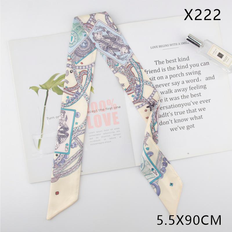 Versatile Vintage Silk Scarf: Hair Tie, Headband, Bag Accessory