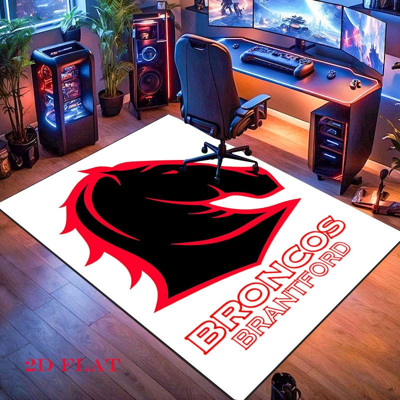 Brisbane Warriors Carpet Rug for Living Room Bedroom Home Sofa Decoration,Kids play Nonslip Floor Mat