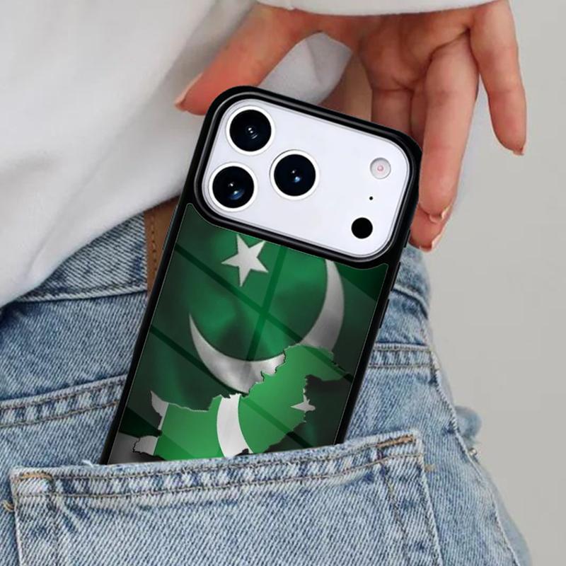 Pakistan Flag print Phone Case for iPhone 17ProMax 12 13 14 15 16e 17 Pro Max Plus Air Cover