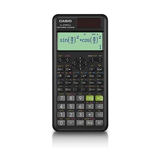 Casio Scientific Calculator, Differential and Integral Calculus, Statistical Calculation, Mathematics Natural Display, 394 Functions/functions