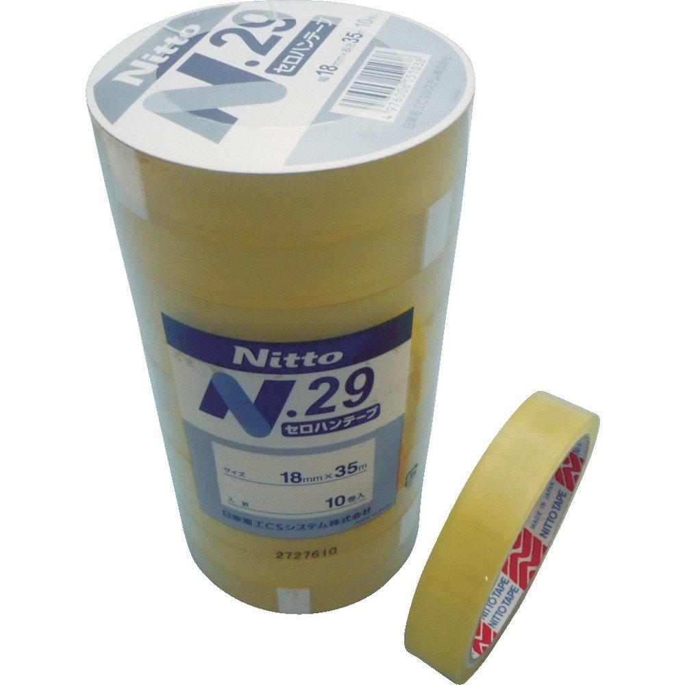 

Nitto Denko CS Cellophane Tape NO29NEW 18mm x 35m (10 rolls) NO29-18 Cellophane Tape