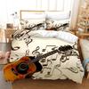 Guitar Soft Duvet Cover Twin King Rock Music Note Warm Comforter Cover Microfiber Grunge Style Electric Guitar Beding Set For Children Kids Ten