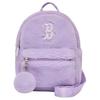 New MLB Polyester Backpack Mini Women's Purple 7ABKB0126-43LDL