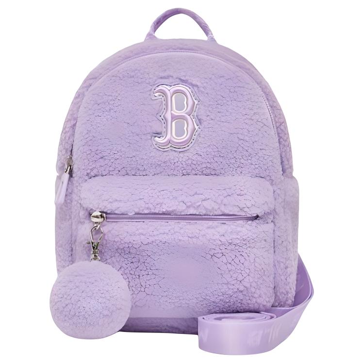 New MLB Polyester Backpack Mini Women's Purple 7ABKB0126-43LDL