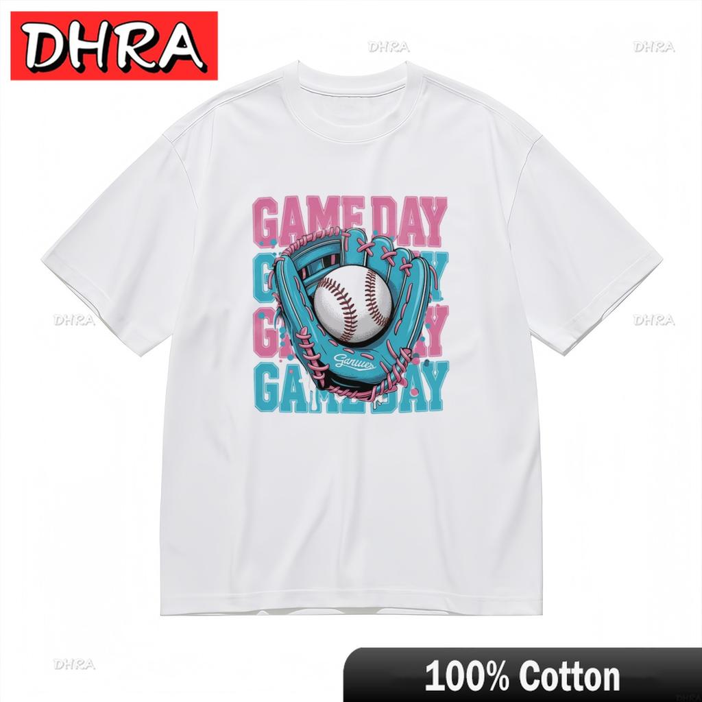 Unisexs Fashion Soft Comfy Classic TShirt Baseball Game Day Graphic Tee Sleeve Tees TShirts Chilean for Boyfriend Teenagers