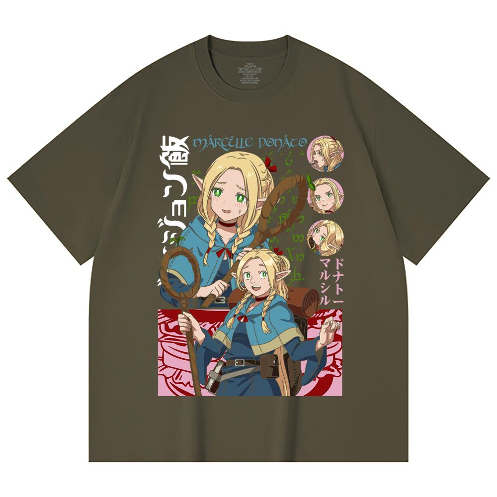 230 Gsm 100% Cotton Delicious in Dungeon V3 Marcille Print Unisex Heavy Cotton T Shirt