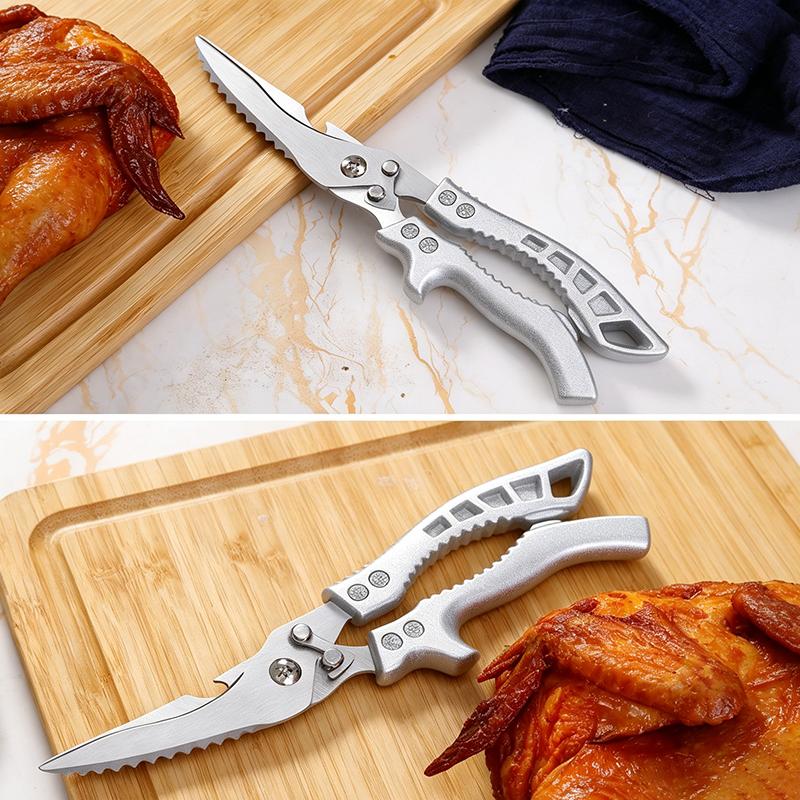 Heavy Duty Stainless Steel Kitchen Scissors Professional Chicken Bone Shears for Meat Poultry Camping and Outdoor Use5
