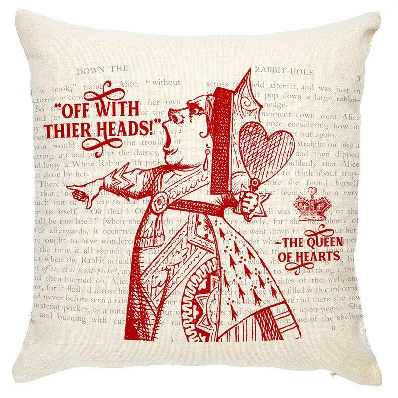 Elegant Alice In Wonderland Cushion Mad Hatter Pillow Perfect For Christmas Gift And Home Decoration